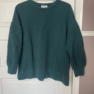 Old Navy Deep Green Crew Neck Sweater